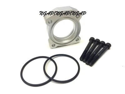 Silver Vortex Flow Throttle Body Spacer For 05-12 SCION tC & 08-11 SCION xB 2.4L - Image 1 of 2