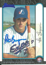 Peter Bergeron Montreal Expos Personally Autographed Card