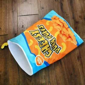 NEW Quirky Kitty Cheesy Puffs Crinkle Play Sack Cat toy Kitten T39 - Picture 1 of 4