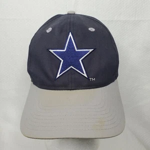 De colección Años 90 Dallas Cowboys Eastport Team NFL Snapback Gorra Sombrero Estrella Azul/Plateado - Imagen 1 de 7