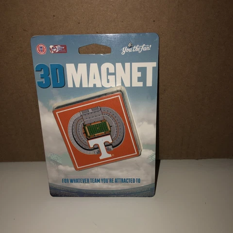Tennessee Volunteers 3D Stadium View Magnet New In Package Cover