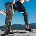 UK Compression Kneepad Lengthened Sport Leg Protector Sleeve Breathable High El