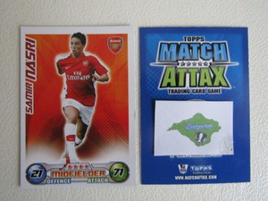 Topps Match Attax 2008 2009 TCG Football Cards Teams A to M Arsenal ect Variants