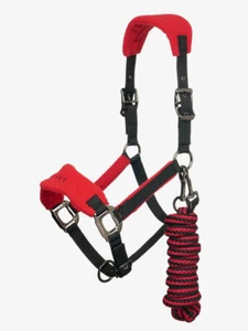 LeMieux Vogue Headcollar & Leadrope - Chilli - Picture 1 of 2