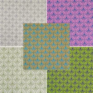 100% Cotton Poplin Fabric Arcadia Vintage Floral Retro Abstract Flower - Picture 1 of 16