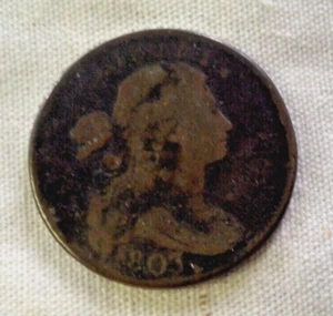 1803 DRAPIERTE BÜSTE GROSSER CENT. REDUZIERT 15.10.24 (1974) - Bild 1 von 2