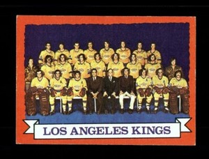 1973-74 TOPPS HOCKEY #98 LOS ANGELES KINGS TEAM CARD