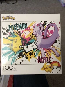 Buffalo Games - Pokemon - Pikachu vs. Mewtwo - 100 Piece Jigsaw Puzzle - Picture 1 of 1