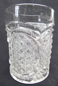 Greentown Glass Austrian Clear Tumbler - Picture 1 of 9