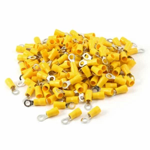 200pcs RV5.5-5 Cable Lug Pre Insulated Sleeve Ring Terminals for AWG 12-10 Wire - Picture 1 of 4