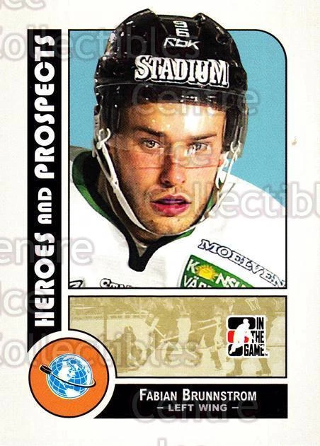 2008-09 ITG Heroes and Prospects #8 Fabian Brunnstrom - Image 1 of 1