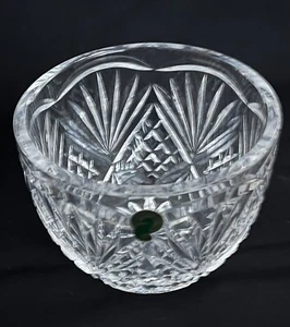 Waterford Kristall Fächer & Diamant Geschenkartikel 5" Runde Schüssel Seepferdchen Etikett Kostenloser Versand - Bild 1 von 5