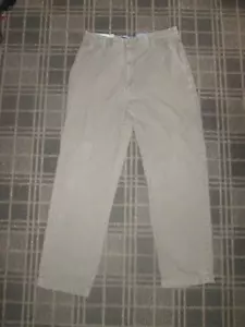 CLUB ROOM - PANTALONE CHINO UOMO TAGLIA M W32" L30" PIATTO DRITTO VINTAGE VELLUTO A COSTE - Foto 1 di 3