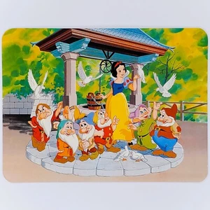 Disneyland Postcard Snow White and the Seven Dwarfs Disney Wishing Well Grumpy - Picture 1 of 2