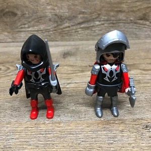 Playmobli Mittelalter Burg Ritter Figuren 2 Stück Zustand ist gebraucht - Bild 1 von 6