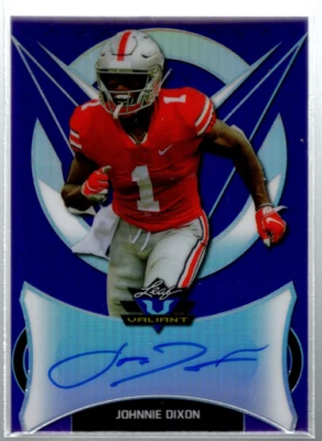 B3103- 2019 Leaf Valiant Purple #BAJD1 Johnnie Dixon Auto /20 - NM-MT - Image 1 of 2