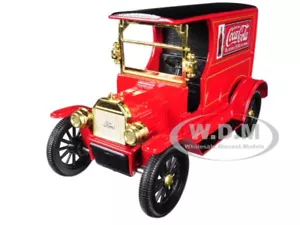 1917 FORD MODELL T LADERWAGEN "COCA-COLA" ROT 1/24 AUTO MOTORCITY CLASSICS 424917 - Bild 1 von 6