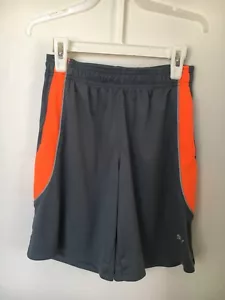 Nike Dri-fit boys shorts elasticized waist drawstring orange black trim size S - Picture 1 of 26
