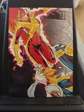 1991 Marvel X-Men #35 Danger Room Trading Card (Storm & Marvel Girl)