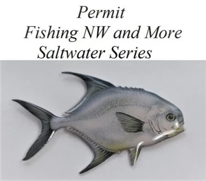 "1" Permit Hat or Lapel Pin - Saltwater Series - Picture 1 of 11