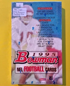 1995 Bowman Football Sealed Hobby Box - Factory Sealed, Rare Collectible - Picture 1 of 1