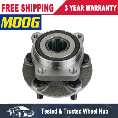Buje de cojinete de rueda delantera MOOG para Subaru Outback Legacy 2005-2014 5 tuercas con ABS Foto 1 de 4