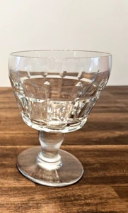Baccarat Crystal Marignanne Box Cut Water Goblet Discontinued 1944-1956 - Picture 1 of 5