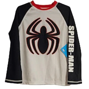 Kids Size 5 Marvel Spiderman Rash Guard Swim Shirt UPF 50+ - Picture 1 of 4