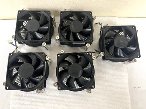 LOT 5 HP Prodesk 600- 400 G3 G4 SFF SFF CPU Cooling Fan w/ Heatsink 908998-001 - Picture 1 of 6
