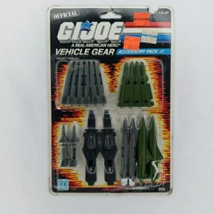 Vintage 1986 Vehicle Gear Accessory Pack #1 GI Joe ARAH Hasbro Rough Card - Picture 1 of 9