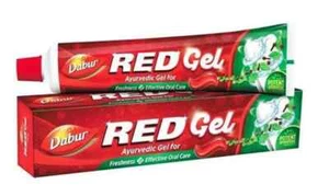 2 x Dabur Red Gel Ayurvedisches Gel für Frische & effektive Mundpflege 150 Gramm - Bild 1 von 5