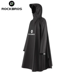 ROCKBROS Bike Raincoat Cycling Hiking Outdoor Poncho Motorcycle Waterproof Cloak - Picture 1 of 17