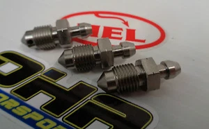 3 x HEL Performance Stainless Steel Motorcycle Bike Car Bleed Nipple M10x1.00 - Picture 1 of 1