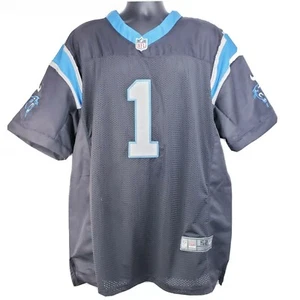 Nike Carolina Panthers Cam Newton #1 Jersey SiZe 52 Nike Black - Picture 1 of 8