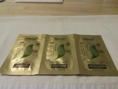 SUAVE Natural Infusion Anti Breakage Shampoo, Conditioner Sample Packet - Image 1 of 2