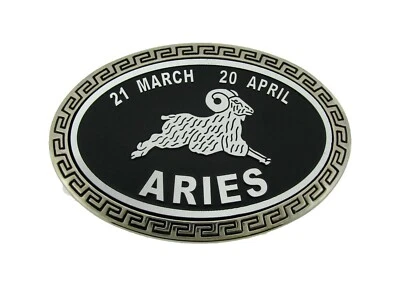 Aries Zodiac Sign Bottle Opener Belt Buckle Birthday New hebilla del cinturón - Image 1 of 2