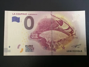 BILLET SOUVENIR 0 € / 0 EURO / La Coupole - Planétarium 3D / BANKNOTE / 2018-2 - Imagen 1 de 2