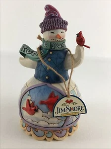 Jim Shore “Winter Cheer Happens Here” Snowman 4022993 Figure 9" Figurine 2011 - Picture 1 of 10