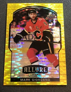 2020-21 Upper Deck Allure #34 Mark Giordano Yellow Taxi Calgary Flames - Picture 1 of 2