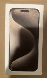 Apple iPhone 15 Pro Max 1 TB sbloccato in fabbrica titanio naturale - NUOVO SIGILLATO - Foto 1 di 2