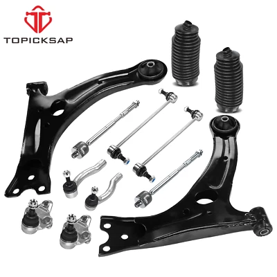 Kit de brazo de control inferior delantero y rótula barra estabilizadora para Toyota Corolla 2003-2008 Foto 1 de 4