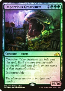 MTG FOIL Impervious Greatwurm BuyaBox - Promo: General #273 - Bild 1 von 1