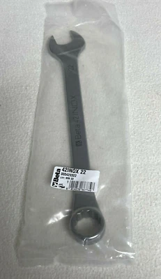 NUEVO Beta Tools 000420322 42-INOX-22 Acero Inoxidable 22 x 22mm Llave Combinada Foto 1 de 4
