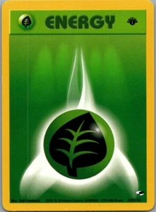 Grass Energy Gym Heroes 129/132 Near Mint NM 1st Edition - Picture 1 of 2