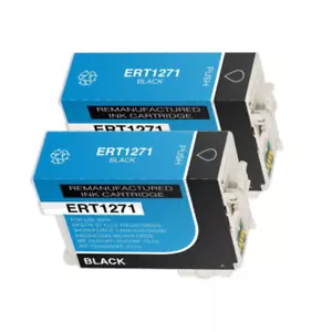2 Stück 127 BK-Tinte mit extra hoher Reichweite für Epson WorkForce 545 630 633 635 645 840 845 60 - Bild 1 von 1