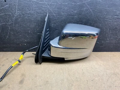 2007 to 2012 Jeep Patriot Left Driver LH Heated View Chrome Door Mirror M7388 DG - Image 1 of 4