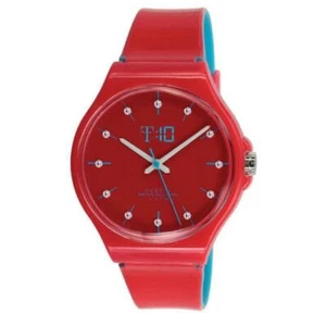 NEW T10 INGA STRASS WATCH IN PLASTIC T10-I035R - Picture 1 of 1