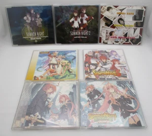 SUMMON NIGHT CD Kaze no Kuni he, Hikari no Miyako, NEVERLAND, Byakuya 7CDs - Picture 1 of 16