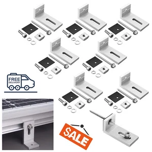 Solarpanel Montage L Halterung Blechdach Verbindungswinkel PV Winkel Aluprofil - Bild 1 von 17