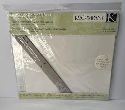 Páginas de recarga de álbum de recortes 12 X 12 protectores de página de carga superior Foto 1 de 2